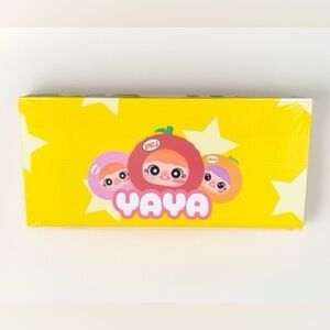 NEW SEALED Full Case of 8 Yaya Fun Fruits Plush Charm Bag Pendants Fruit Scented